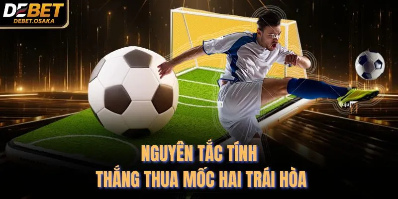Nguyên tắc tính thắng thua mốc hai trái hòa